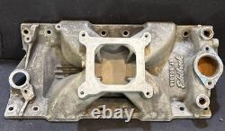 Edelbrock # 2975 Victor Jr. Small Block Chevy Intake Manifold 327 350 400
