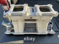 Edelbrock 2x4 Dual Quad SBC Small Block Chevy Tunnel Ram