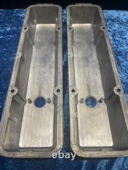 Edelbrock 4262 Elite Series Valve Cover Set, Small Block Chevy 305 350 400 SBC