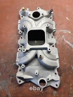 Edelbrock 5001 Torker II 2 Aluminum Intake Manifold Small Block Chevy 350 sbc