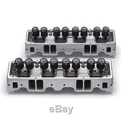 Edelbrock 5085 E-210 Series Aluminum Cylinder Head Small Block Chevy 302-400ci
