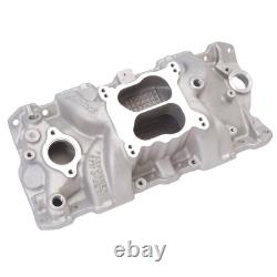 Edelbrock 7104 Performer RPM Q-JET Intake Manifold for Small Block Chevy