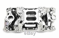 Edelbrock 75014 Performer RPM Air-Gap EnduraShine 1955-86 Small Chevy BLEM