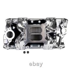 Edelbrock 7501-CP Performer RPM AIR-Gap Intake Manifold for Small Block Chevy