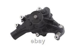 Edelbrock 88113 Long Water Pump for Small-Block Chevy in Black Finish