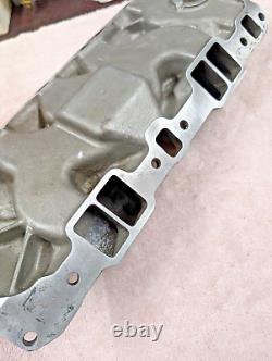 Edelbrock C3BX Aluminum Intake Manifold Small Block Chevy Vintage Rat Rod SBC