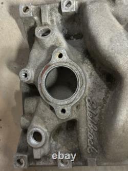 Edelbrock Performer 2116 Intake Manifold Used, Small Block Chevy Compatible