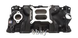 Edelbrock Performer EPS Intake Manifold for 1955-86 Small-Block Chevy, Black