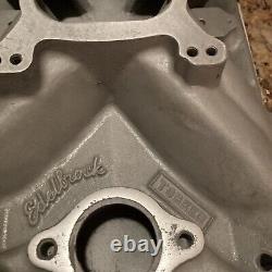 Edelbrock Small Block Chevy 283-327-350 Intake Manifold Free Shipping In The USA