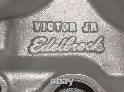 Edelbrock Victor JR Air Gap Aluminum Intake Manifold Small Block Chevy 2975 Race