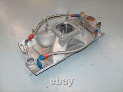 Edelbrock Victor JR Air Gap Intake Manifold Small Block Chevy 2975 BLEM withLines