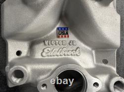 Edelbrock Victor Jr intake manifold for small block Chevy. New in box
