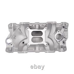 Engine Intake Manifold for SBC Small Block Chevy 305 327 350 1955-1986 Idle-5500
