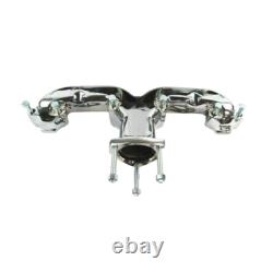 Exhaust Manifolds Ram Horn For Chevy Small Block 283 305 327 350 383 400 1955-Up