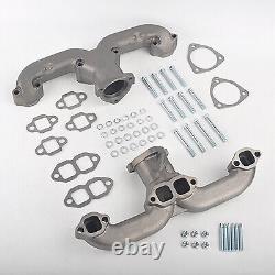 Exhaust Manifolds Rams Horn Style For Small Block Chevy SBC 283 305 327 350 400