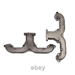 Exhaust Manifolds Rams Horn Style For Small Block Chevy SBC 283 305 327 350 400