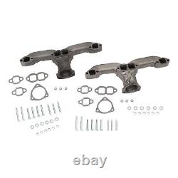 Exhaust Manifolds Rams Horn Style For Small Block Chevy SBC 283 305 327 350 400