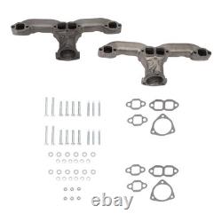 Exhaust Manifolds Rams Horn Style For Small Block Chevy SBC 283 305 327 350 L