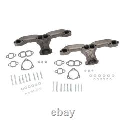 Exhaust Manifolds Rams Horn Style For Small Block Chevy SBC 283 305 327 350 L