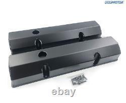 Fabricated Aluminum Valve Cover for Small Block Chevy SBC 350 400 265 283 Black