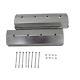 Fabricated Aluminum Valve Covers For SBC Small Block Chevy Center Bolt No Hole