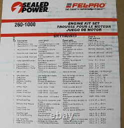 Fel Pro 260-1000 Small Block Chevy Overhaul Gasket Kit 55-79 283 327 350 SBC