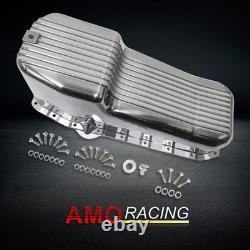 Finned Aluminum Oil Pan Fits Chevy Small Block SBC 265 283 305 350 400 1955-1979