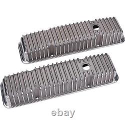 Finned Valve Covers, Fits Small Block Chevy