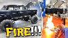 Fire Working On The Mercedes Gets Hot We Put The Fire In Firewall 1961 Mercedes 4x4