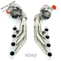 Fit LS1 LS6 LSX GM 4.8L 5.3L 5.7L T4 AR. 80/. 96 Oil Turbo+Manifold+Elbows Adapter