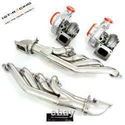 Fit LS1 LS6 LSX GM 4.8L 5.3L 5.7L T4 AR. 80/. 96 Oil Turbo+Manifold+Elbows Adapter