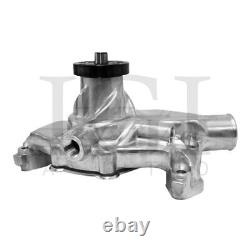 Fits 1955-78 Chevy SB Small Block Aluminum High Volume Short Water Pump Polished