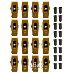Fits Chevy Small Block 283 350 400 1.6 Ratio 3/8 Aluminum Roller Rocker Arms