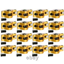 Fits Chevy Small Block 283 350 400 1.6 Ratio 3/8 Aluminum Roller Rocker Arms