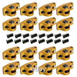 Fits Chevy Small Block 283 350 400 1.6 Ratio 3/8 Aluminum Roller Rocker Arms