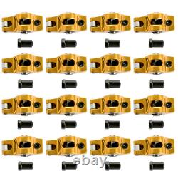 Fits Chevy Small Block 283 350 400 1.6 Ratio 3/8 Aluminum Roller Rocker Arms