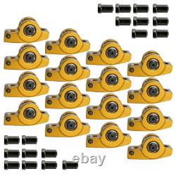 Fits Chevy Small Block 283 350 400 1.6 Ratio 3/8 Aluminum Roller Rocker Arms