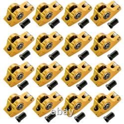 Fits Chevy Small Block 283 350 400 1.6 Ratio 3/8 Aluminum Roller Rocker Arms