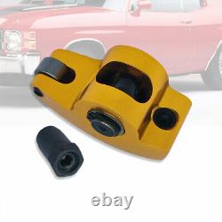 Fits Small Block Chevy SBC 350 Aluminum Roller Rocker Arms Kit 1.6 Ratio 7/16