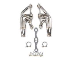 Flowtech 11570FLT Small Block Chevy Turbo Headers Polished Finish