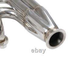 Flowtech 11570FLT Small Block Chevy Turbo Headers Polished Finish