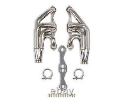 Flowtech 11573FLT Flowtech Small Block Chevy Turbo Headers Polished Finish