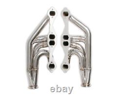 Flowtech 11573FLT Flowtech Small Block Chevy Turbo Headers Polished Finish