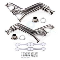 For 1935-48 Chevy Small Block 265-400 V8 Exhaust Manifold Fat Fender Well Header
