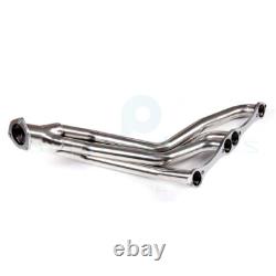 For 1935-48 Chevy Small Block 265-400 V8 Exhaust Manifold Fat Fender Well Header