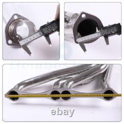 For 1935-48 Chevy Small Block 265-400 V8 Exhaust Manifold Fat Fender Well Header