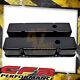 For 1958-86 Chevy Small Block Tall Black Aluminum Valve Covers Smooth