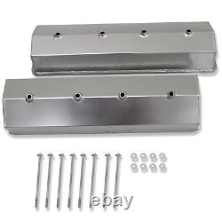 For 1987-97 Small Block Chevy 350 Fabricated Tall Valve Covers with Center Bolt