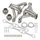 For 283-400 Small Block Chevy Street Rod SBC V8 Stainless Shorty Hugger Headers