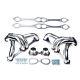 For 283-400 Small Block Chevy Street Rod SBC V8 Stainless Shorty Hugger Headers